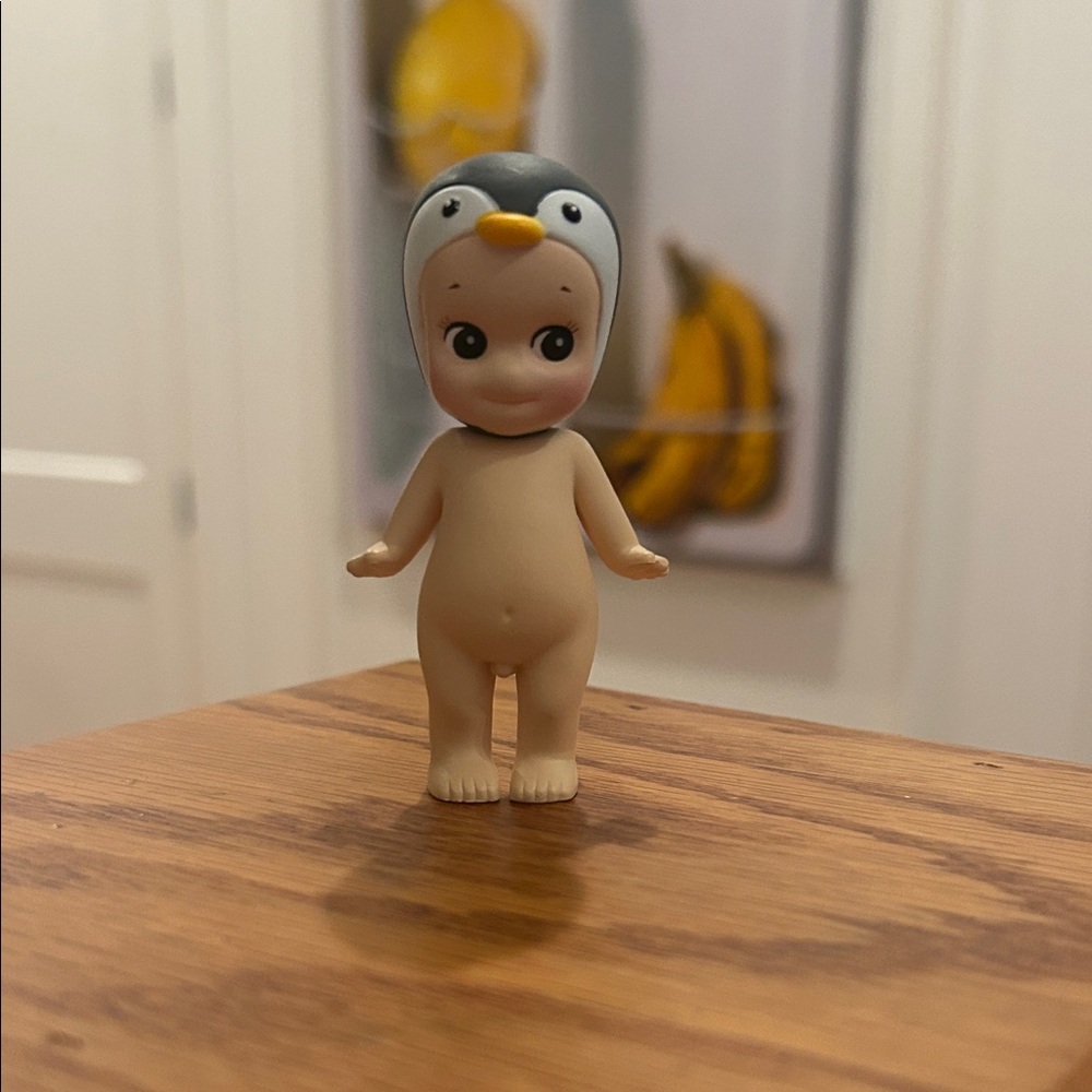 Authentic unrefined penguin sonny angel